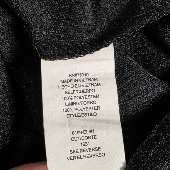 City Triangles Black White Chevron Dress Size Small - Picture 6 of 7